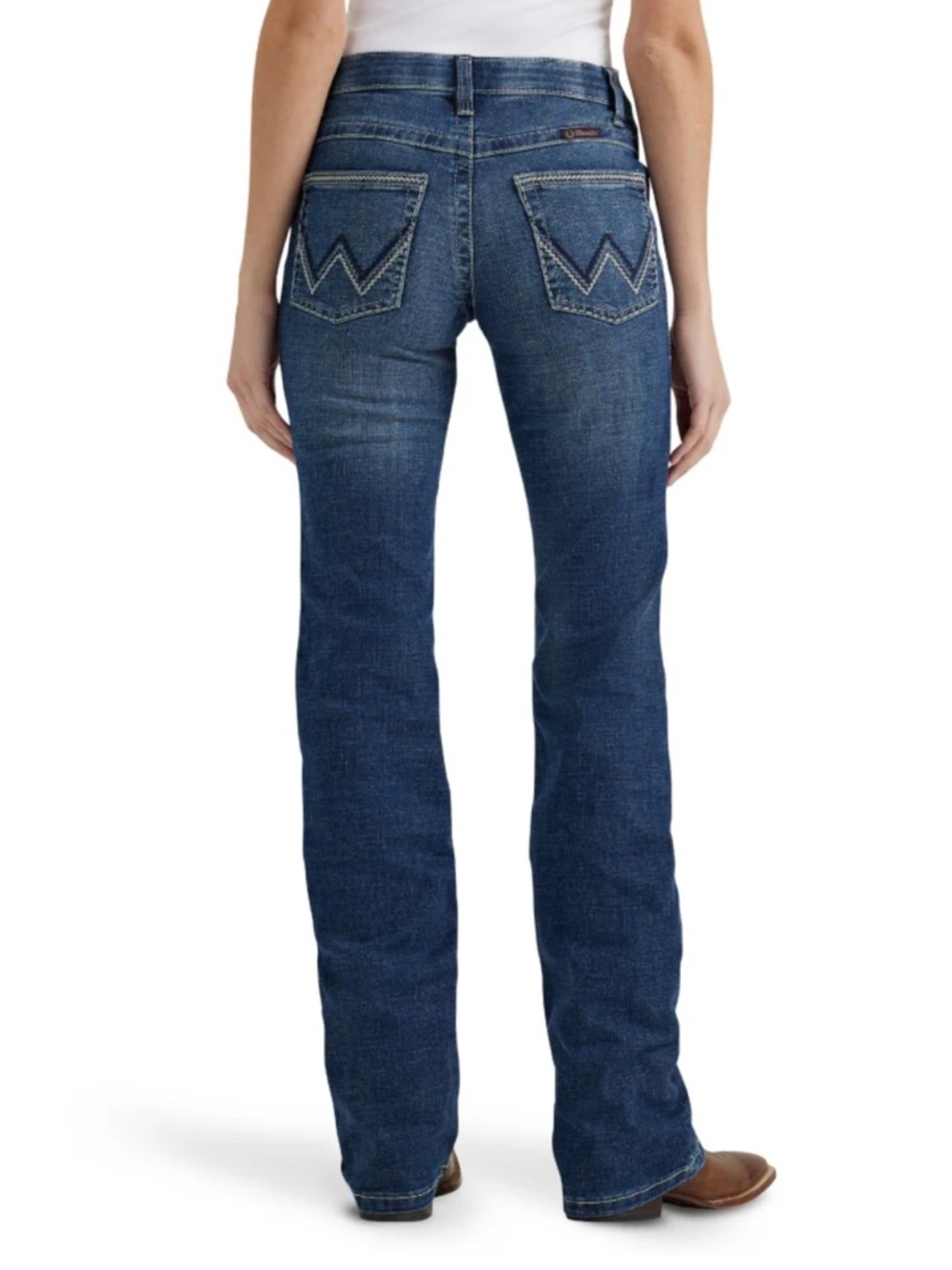 Wrangler Dark Blue Denim Jeans with Signature W Stitch (Ultimate Riding jeans)